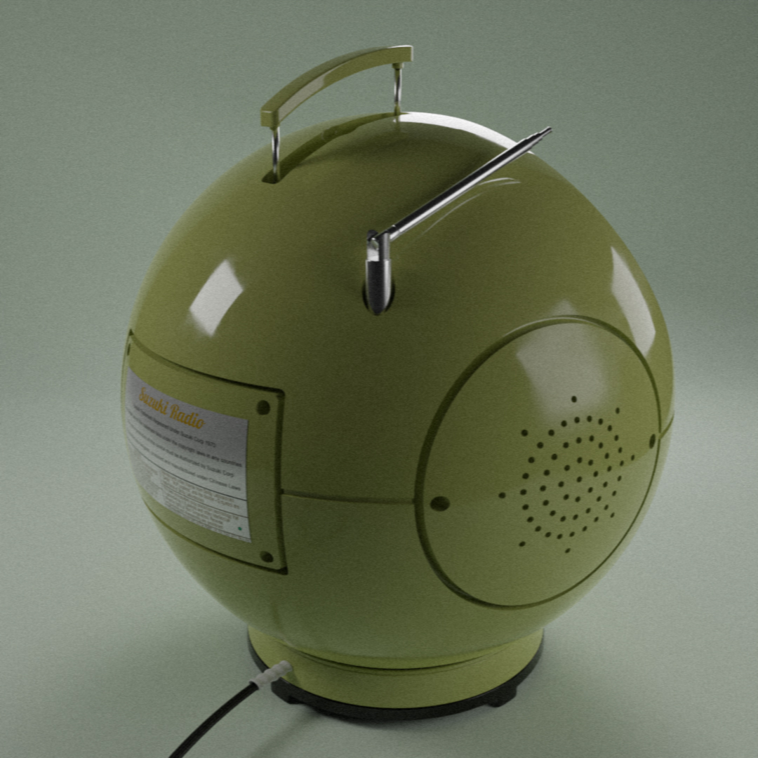Radio (High Poly) preview image 2